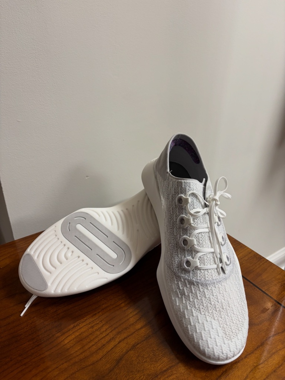 Allbirds White Knit Sneakers